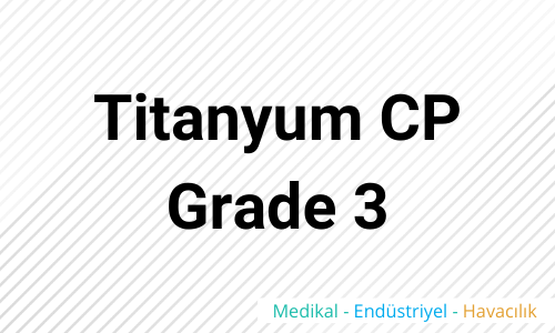 titanyum grade 3